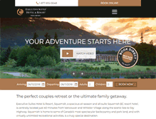 Tablet Screenshot of executivesuitessquamish.com